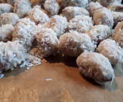 Weiße gebrannte Mandeln