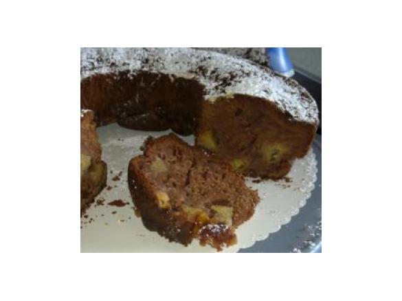 Schoko-Apfelkuchen mit Hermann