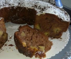 Schoko-Apfelkuchen mit Hermann