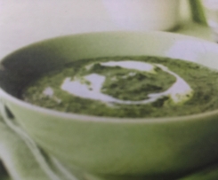 Spinat-Süppchen mit Muskat