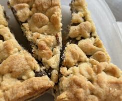 Mohn Pudding Streuselkuchen vegan