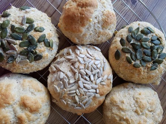 Variation Glutenfreie Blitzbrötchen