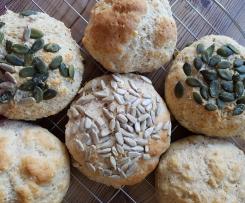 Variation Glutenfreie Blitzbrötchen