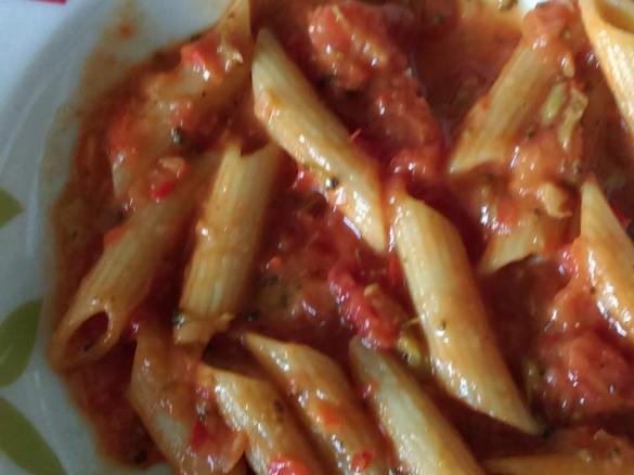 All-in-one Paprika-Brokkoli Nudeln