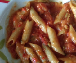 All-in-one Paprika-Brokkoli Nudeln