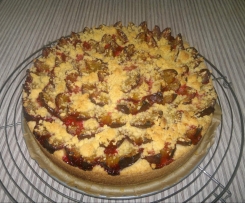 Pflaumenkuchen mit Streusel 