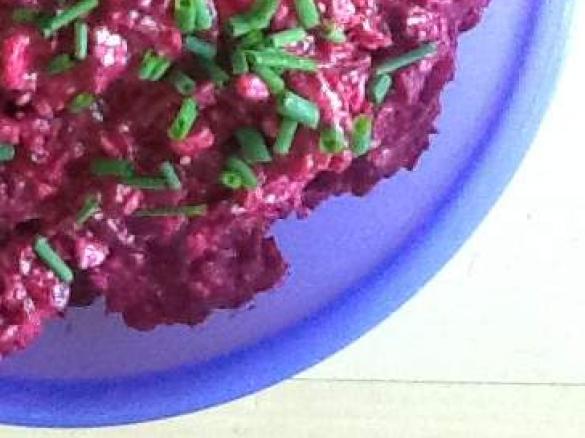 Rote Beete Schafskäse Salat