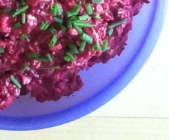 Rote Beete Schafskäse Salat