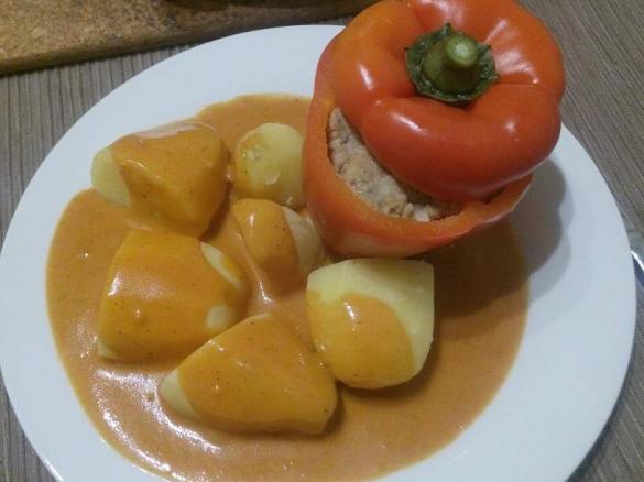 Variation von Gefüllte Paprikaschoten