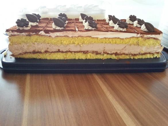 Cappoccino-Nougat-Schnitten