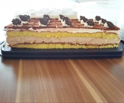 Cappoccino-Nougat-Schnitten