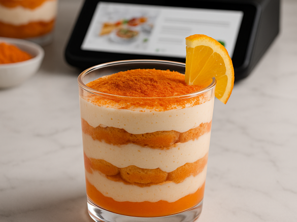 Aperol-Tiramisu light