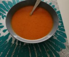 Süßkartoffel Paprika Tomaten Suppe