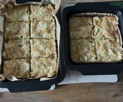 Schneller saftiger Apfelkuchen