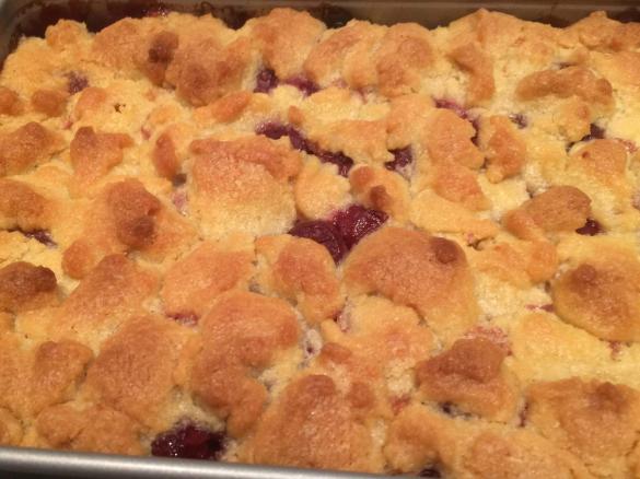 Kirschstreuselkuchen mit Quark-Öl-Teig