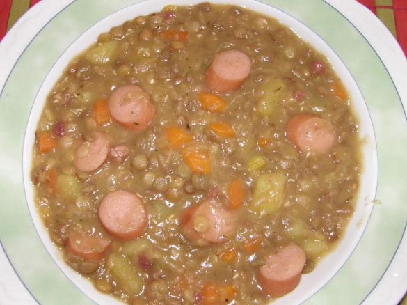 Linseneintopf süß / sauer (m. orig.)