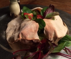 Brotballon mit Salatbouquet