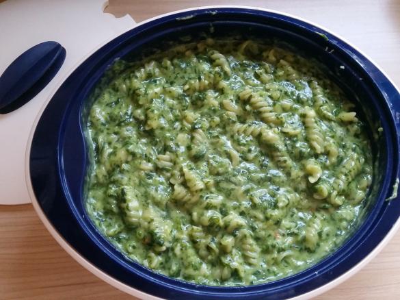 Anja´s Spinatnudeln All in One