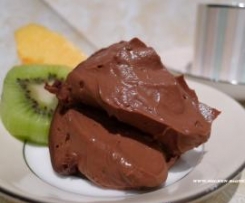 zartschmelzende Schokoladen-Dessert-Creme  ohne Ei