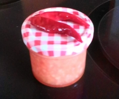 Spargel-Tomaten-Konfitüre mit Chilli