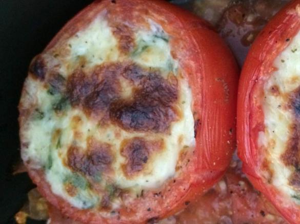 Gefüllte Käse-Tomaten