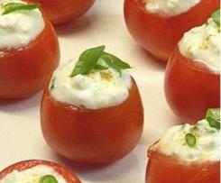 Gefüllte Tomaten mit Creme