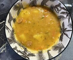 Pikanter Kartoffel, Karotten, Lauch Eintopf