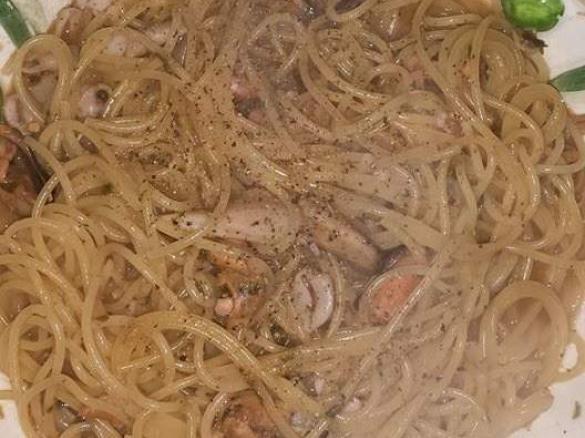 Spaghetti mit Meeresfrüchten