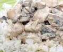 Champignon-Reistopf mit Pute