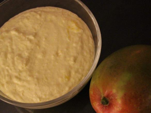 Mango mit Quark und Philadelphia