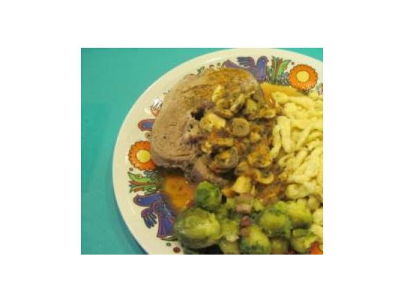 Kalbsbraten mit Kräutern