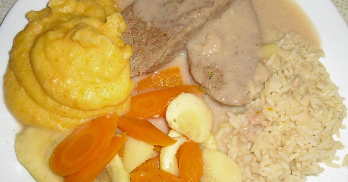 Hackbraten mit Porree-Kartoffeln von Sweetjane07. Ein Thermomix® Rezept ...