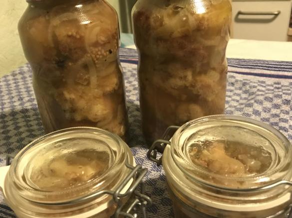 Hähnchenflügel Süß Sauer im Glas