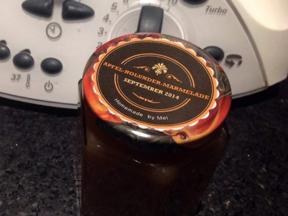 Apfel-Holundermarmelade