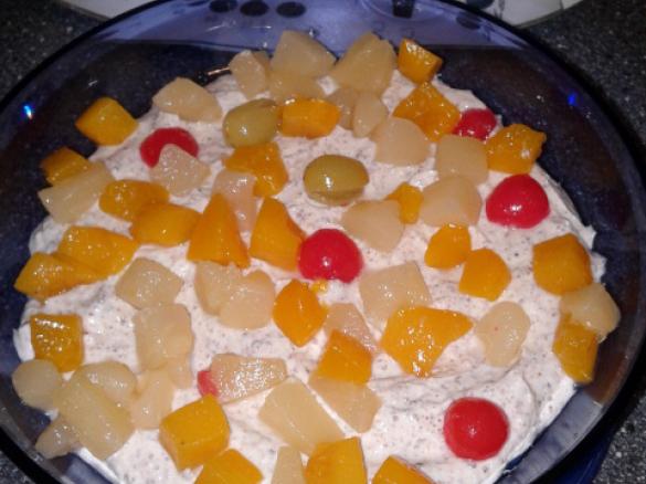 Stracciatella-Mandel-Dessert 