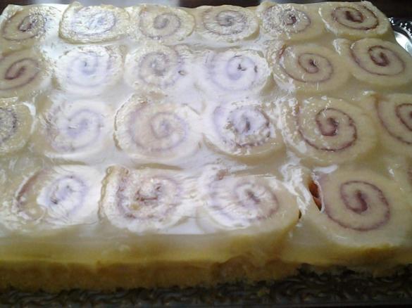 Biskuitrollen schnitten