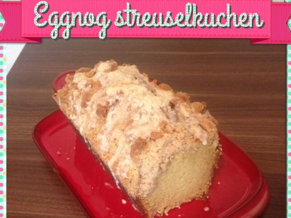 Eggnog Streuselkuchen