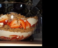 Erdbeer-Cookie Schichtdessert super einfach und schnell