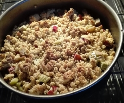Streuselkuchen mit Obst - Low carb