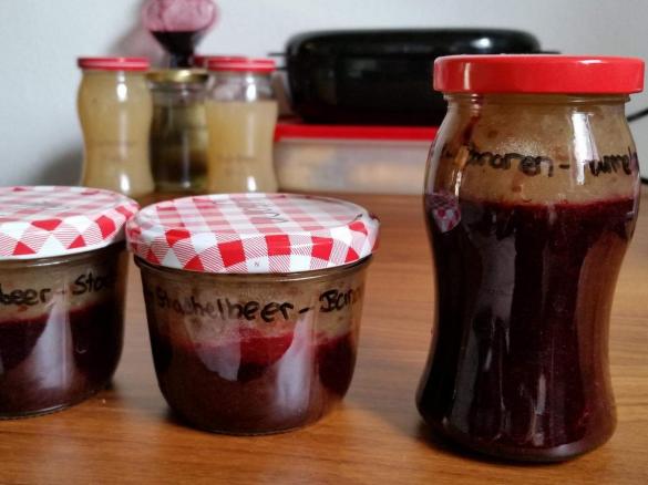 Johannisbeer-Bananen/Stachelbeer-Bananen-Marmelade