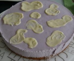 Lila Schokoladenkuchen