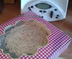 Variation von Himbeerkuchen mit Stracciatellasahne