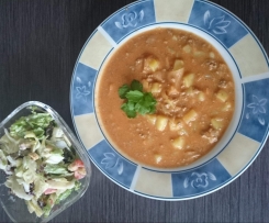Hackfleischsuppe mit Sauerkraut
