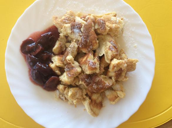Kaiserschmarren mit Dinkelmehl
