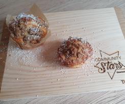 Apfelmuffin mit Knusperstreusel