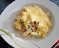 Zucchini/ Nudelauflauf