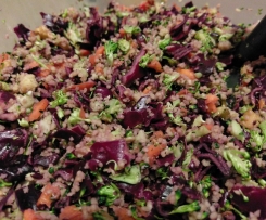 Couscous-Rotkohl-Brokkoli-Salat