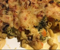 Gemüse-Nudel Auflauf