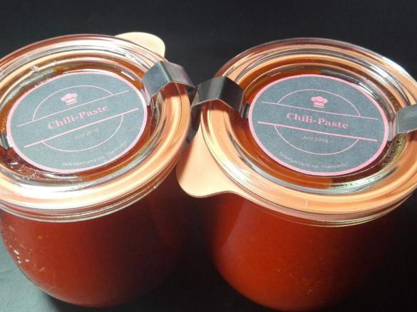 Chili-Paste auf Vorrat