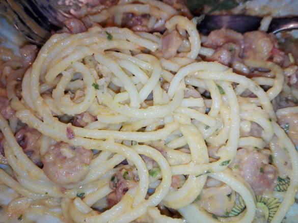 Rahmsoße für Meeresfrüchte